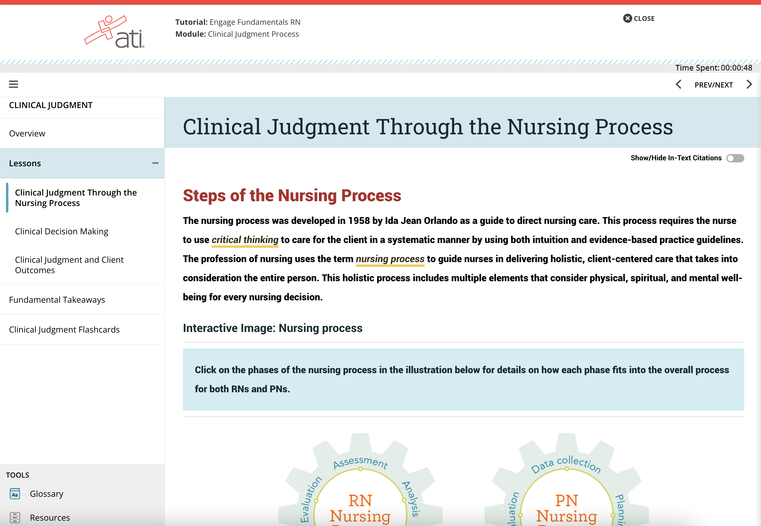 clinical judgment example