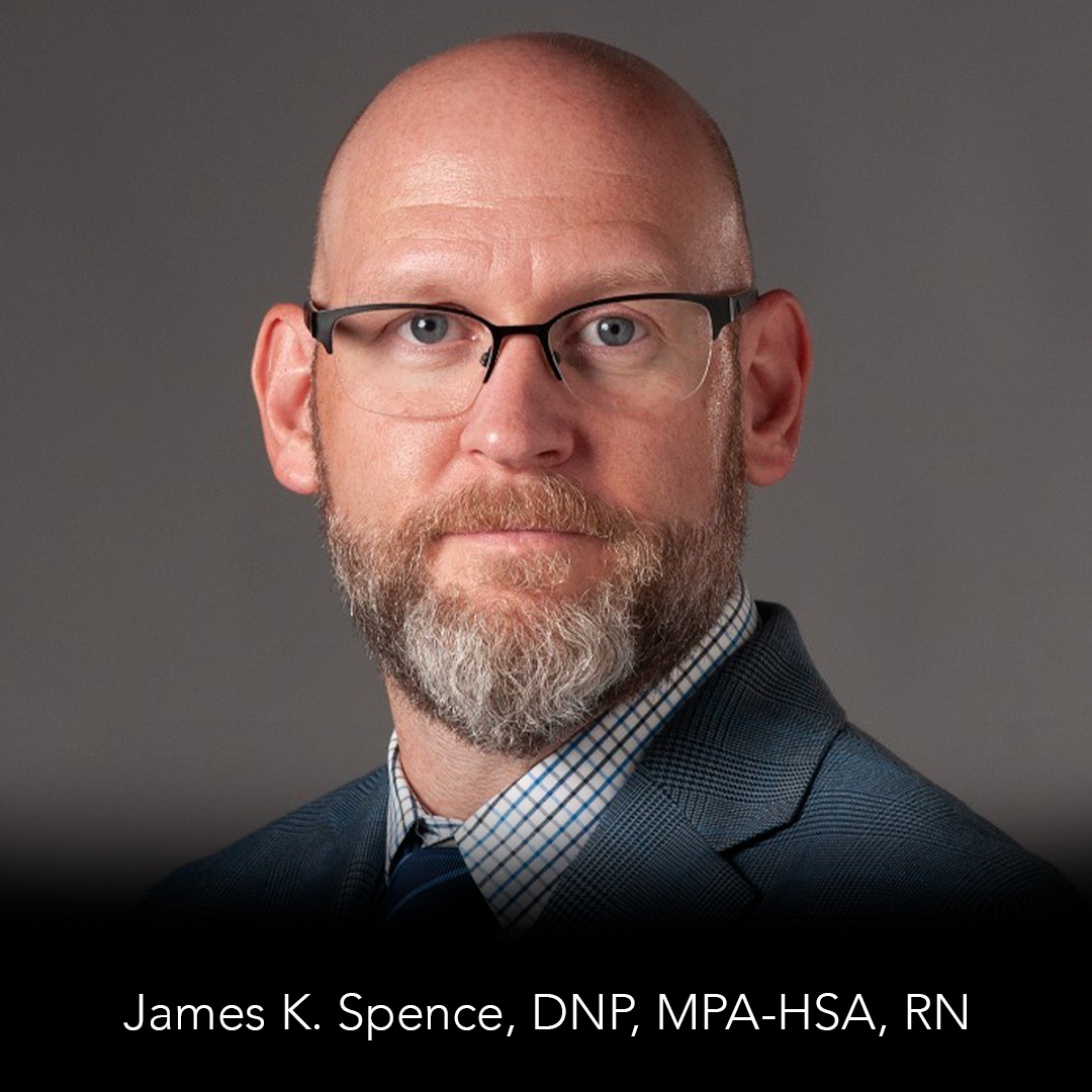 James K. Spence, DNP, MPA-HSA, RN, is associate dean of academic programs at the University of Missouri-Kansas City School of Nursing and Health Studies