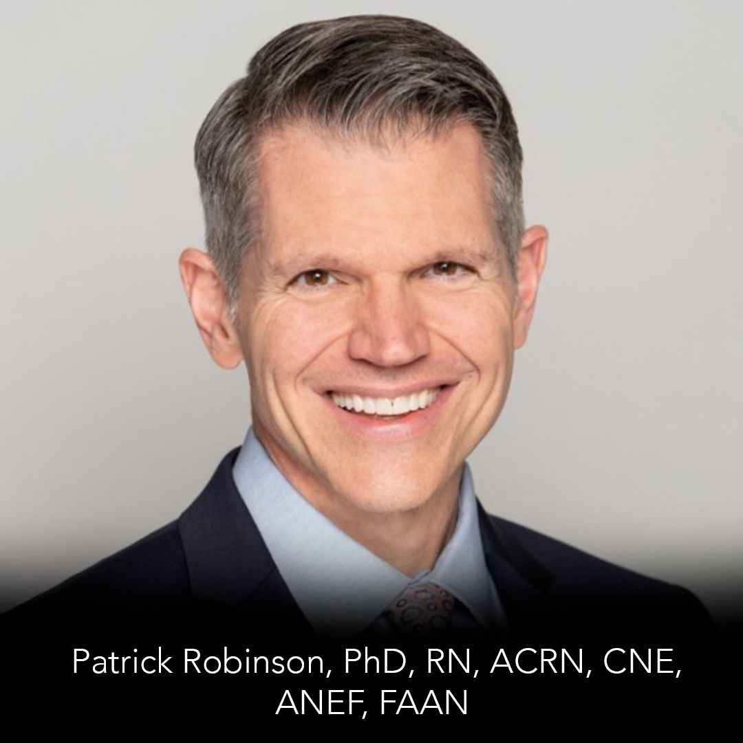 Patrick Robinson, PhD, RN, ACRN, CNE, ANEF, FAAN is the vice president for nursing education at Pacific College of Health and Science