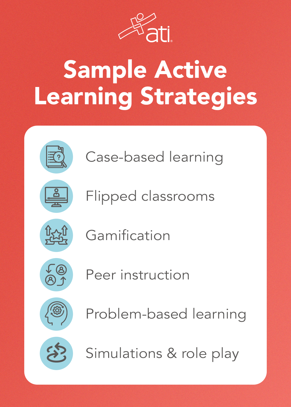 Active learning strategies resonate more deeply with nursing students. Here are some examples.
