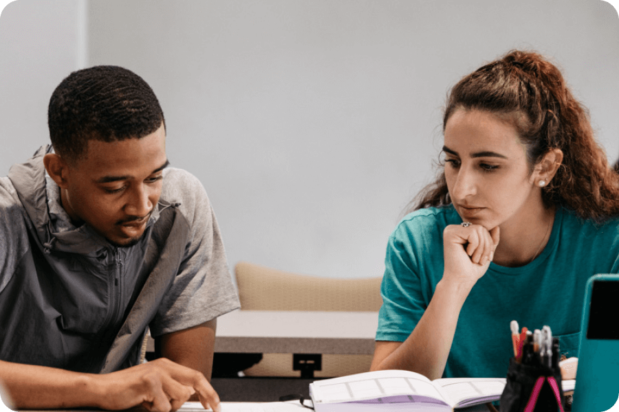 Students Studying