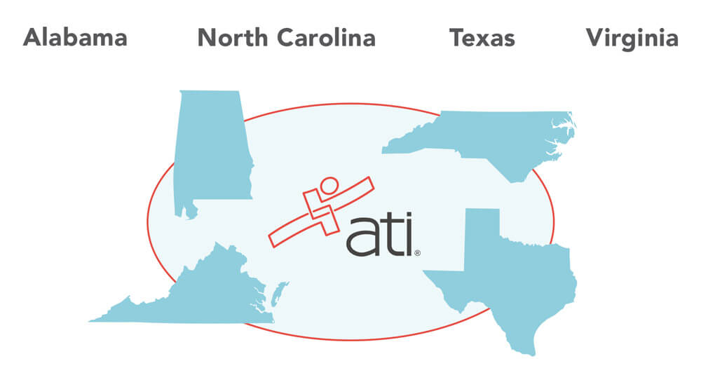 map of 4 states