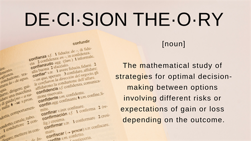 DE·CI·SION THE·O·RY DE·CI·SION THE·O·RY