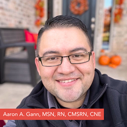 Aaron A. Gann, MSN, RN, CMSRN, CNE