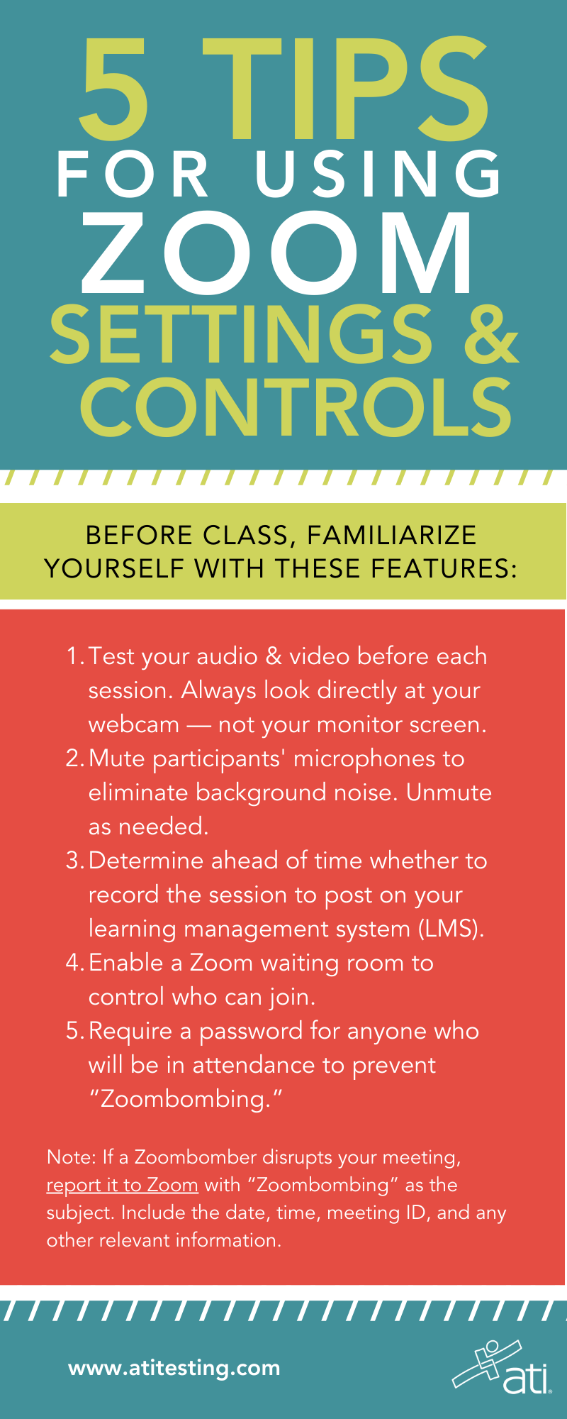 Not a Zoom expert? Have no fear. ATI is here!