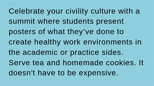 Celebrate civility culture