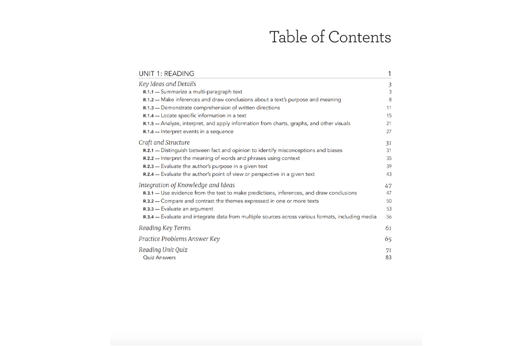 Index 1 - Study Guide