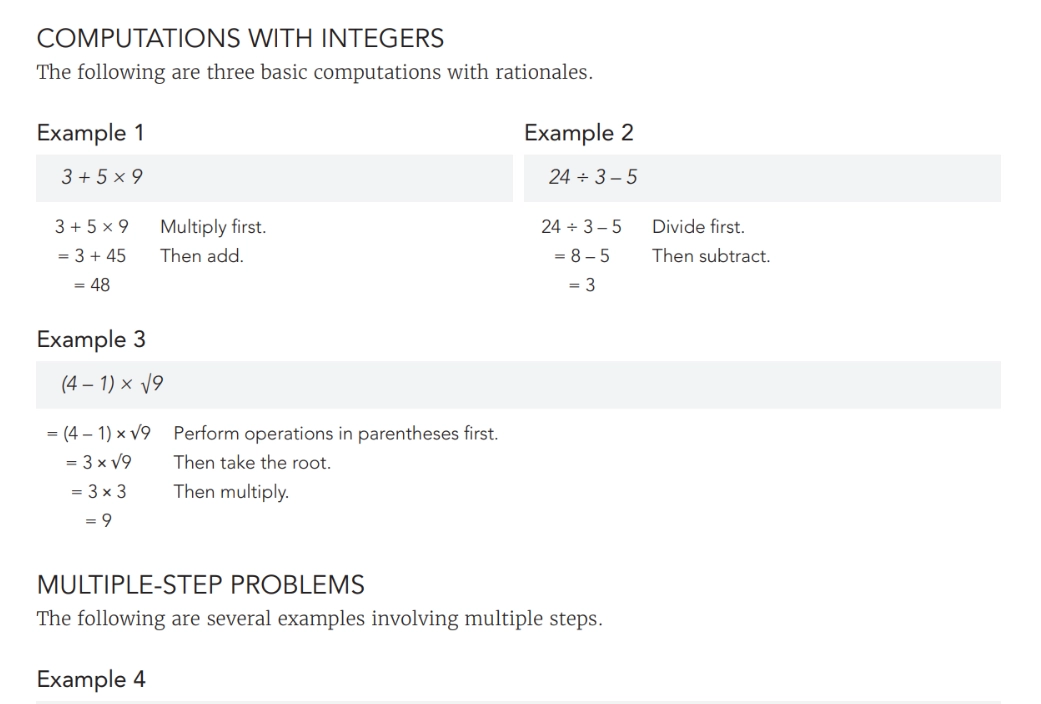 Math - Study Guide